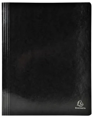Produktbild von Exacompta Iderama Schnellhefter Manila-Karton 355g/m² A4 Schwarz