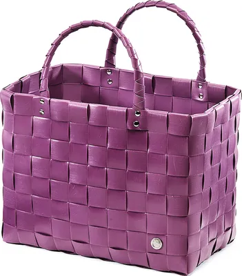Produktbild von Torba Kobolo koszyk na zakupy pleciony plastikowy shopper - FUCHSIA XXL - 36x22x28 cm - torba plażowa damska torba na ramię torba na zakupy uni