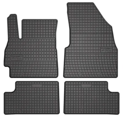 Produktbild von Gummi-Fußmatten für Omoda 5 2022- (Crossover) – 4-tlg, Schwarz, passgenau – Wielganizator SolidPRO