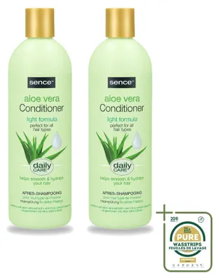 Immagine prodotto di 2 confezioni di balsamo Sence all'Aloe Vera - Idratante - 400 ml - Confezione risparmio - 2 pezzi