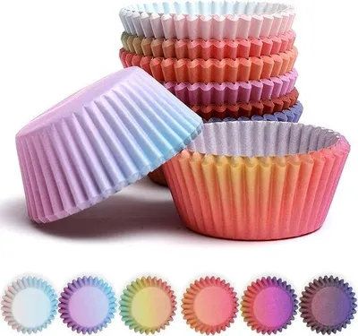 Produktbild von 300 Stück Lebensmittelqualität Muffin-Backförmchen Standardgröße