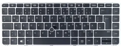 Immagine prodotto di Tastiera per laptop Tradebit per HP EliteBook 840 G3 G4 745 848 DE QWERTZ retroilluminata