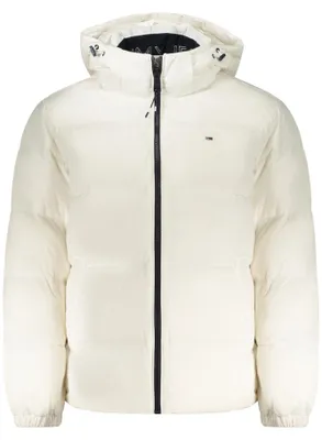 Produktbild von Herrenjacke Weiß mit Kapuze – Nachhaltig aus 95% recyceltem Polyester