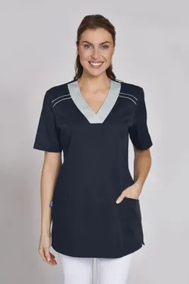Immagine prodotto di Giacca a vento Leiber, colore blu navy/grigio argento, taglia S, codice prodotto 08/2798/0429