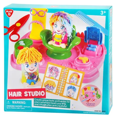 Obrázok produktu pre Súprava na modelovanie vlasov - kreatívna modelovacia hračka pre deti