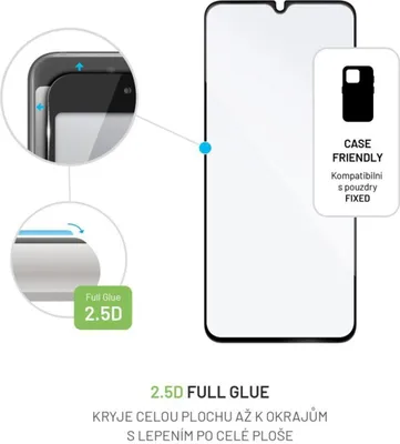 Produktbild von FIXED FullGlue-Hülle für Samsung Galaxy A05s schwarz