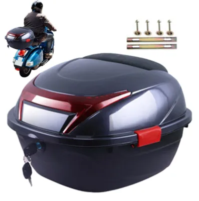 Obrázok produktu pre Vodoteský motocyklový kufor so zosilneným zámkom
