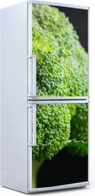 Produktbild von Kühlschrankdekoration  60x180 cm  Aufkleber auf dem Kühlschrank - Gemüse Brokkoli
