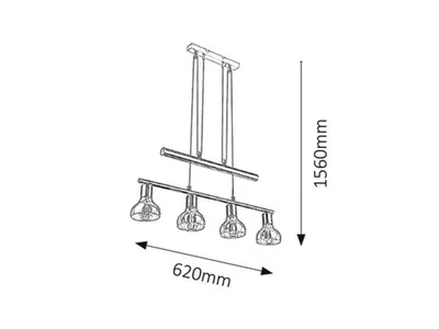 Productafbeelding van Hanglamp HOLLY 5551 van Rabalux