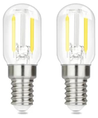 Obrázek produktu pro ZMH E14 LED žárovky studená bílá Vintage - T22 LED žárovka 6000K E14 žárovky 2W žárovky Edison, 2 kusy