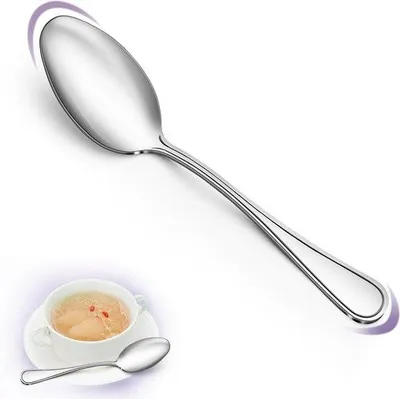 Produktbild von Edelstahl-Esslöffel-Set 24-teilig, spiegelglänzend, 20 cm