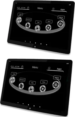 Produktbild von Für Audi 1 Set 12" Touchscreen Android Kopfstützen Monitor 8GB+128GB WiFi+4G SIM