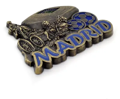 Fußball-Madrid-Koelkastmagneet, 3D-Design, Stadion, Cibeles, Modell 2