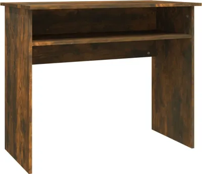 Immagine prodotto di Scrivania in rovere fumé 90x50x74 cm materiale in legno