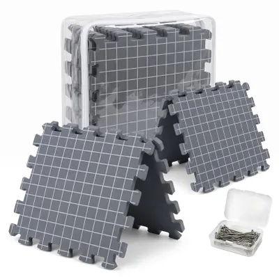 Imagen del producto de Juego de 9 piezas de alfombrillas de bloqueo para tejer y ganchillar