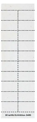 Produktbild von Blanko-Schildchen 25x15mm weiß VE=60x200 Stück