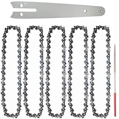 Produktbild von Kettingzaagketten 5 Stück - 6 Zoll - 1/4" LP, 37 Antriebsglieder
