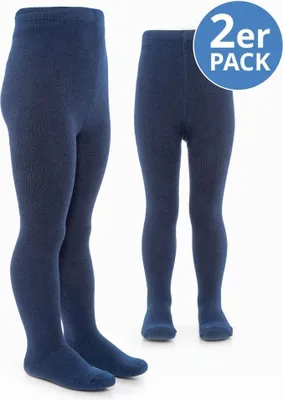 Produktbild von LaLoona Strumpfhose 2er Pack - Marine