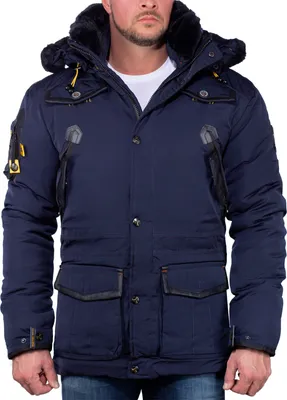 Produktbild von Geographical Norway Regular Fit Winterjacke Ohne Waschung  Acrobate Navy XXXL