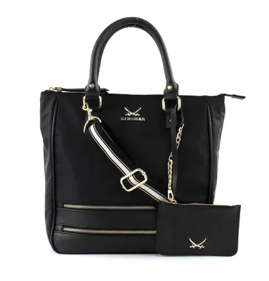 Produktbild von Sansibar Handtasche Schultertasche Shopper Bag Black schwarz