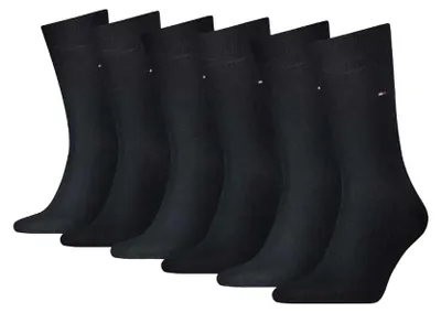 Image de Tommy Hilfiger - Chaussettes pour homme (lot de 6) NA715 (48 EU - 50 EU) (bleu marine foncé)