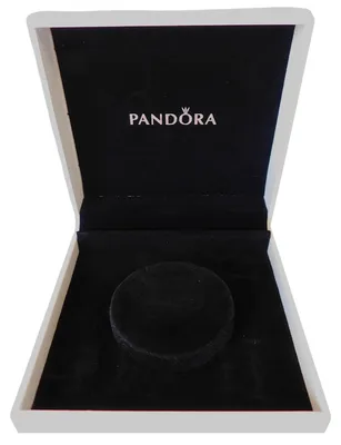 Zdjęcie produktu dla Pandora Pudełko na biżuterię skórzane białe 9x9x4cm