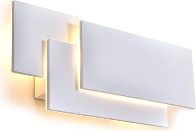 Produktbild von LED Design Innen-Wandleuchte weiß Rechtecke 12W 1560 Lumen warmweiß 3000K IP20
