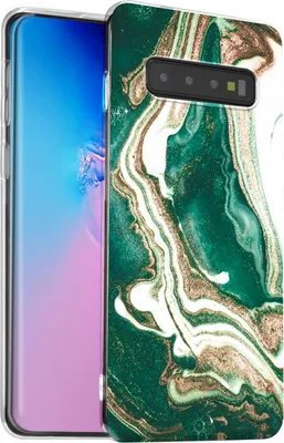 Produktbild von Hülle für Samsung Galaxy S10 Schutzhülle Marmor Motiv Handy Case Silikon Slim Cover