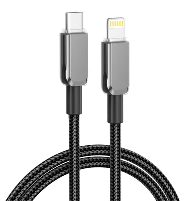 Immagine prodotto di XO cavo di ricarica rapida USB tipo C compatibile con iPhone 1m 27W cavo di ricarica nero