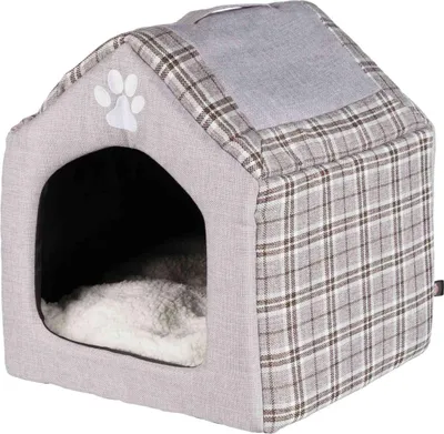 Produktbild von TRIXIE Höhle Silas - grau/creme - 40 × 45 × 40 cm