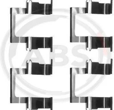 Produktbild von 4x A.B.S. 1274Q Zubehörsatz Scheibenbremsbelag Vorne für OPEL Frontera B SUV (U99) Frontera A SUV (U92) Frontera A Sport SUV Cabrio (U92) Monterey A