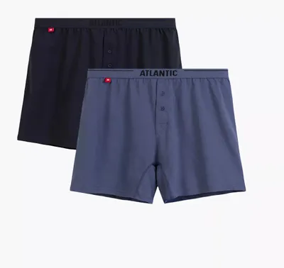 Immagine prodotto di Slip da uomo, modello boxer, in cotone di alta qualità, colore blu navy, confortevole, taglia S