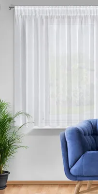 Produktbild von Gardine ELPIDIA weiß 350x150 cm Kräuselband