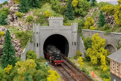 Produktbild von Faller 272589 - 1/160 / N Tunnelportal, 2-gleisig - Neu