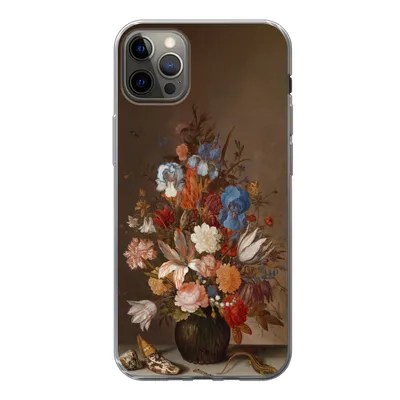 Produktbild von MuchoWow® Handyhülle Schutzhülle Hülle für iPhone 13 Pro Max Stilleben mit Blumen - Kunst - Alte Meister Silikon Softcase Handy Hülle - Mobiltelefon