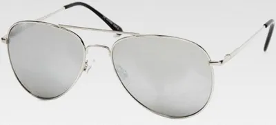 Produktbild von Uni Pilotenbrille mit Polycarbonat Gläsern und Metall Vollrand Gestell