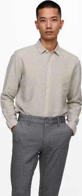 Produktbild von Only & Sons Caiden LS Solid Linen Casual hemd Herren