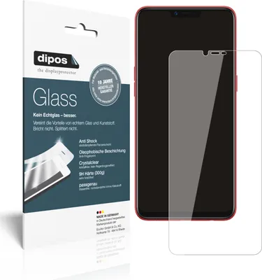 Zdjęcie produktu dla 2x folia ochronna do OPPO A3S - folia antywstrząsowa 9H dipos Glass szkło plastikowe