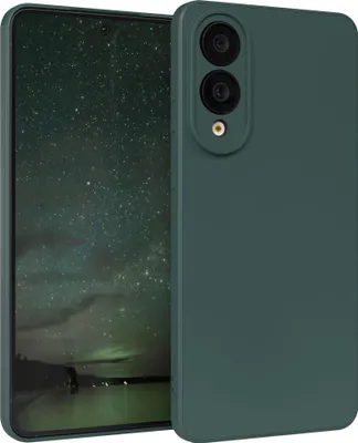 Produktbild von EAZY CASE - TPU Hülle für Samsung Galaxy S25 Edge, TPU Case stoßfeste Handyhülle, weiches Cover mit Kameraschutz, Silikonhülle in Grün
