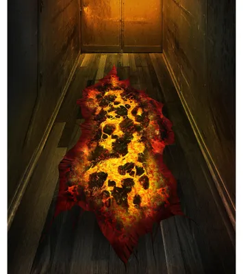 Immagine prodotto di Zombie Halloween Floor Sticker Realistico Haunted House Decoration Horror Scene Scary Effect 30cm X 90cm Shadow Creative Dead Onslaught Horror, Colore: Multicolore