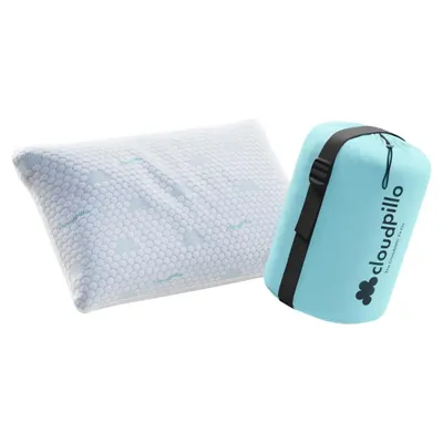 Produktbild von Cloudpillo To Go Memory-Schaum-Reisekissen 37x55 cm mit Tragetasche, waschbar