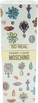 Obrázek produktu pro Moschino So Real Cheap & Chic, Ženy, 50 ml, Nedoplnitelná lahvička, Černý rybíz, Oranžová, Raspberry, Mandarinka, Jasmín, Magnoliová, Pivoňka, Ambroxan, Cedr, Pižmo, Větvičník slívový