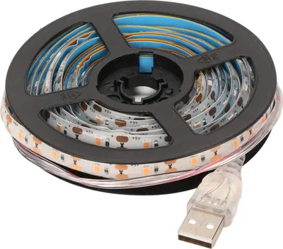 Zdjęcie produktu dla Pasek świetlny do uprawy roślin Pełne spektrum Wodoodporna, zasilana przez USB lampa LED do uprawy roślin dla majsterkowiczów Namiot do uprawy hydroponicznej 5 V 3 metry / 9,8 stopy