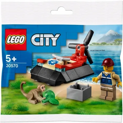 Produktbild von LEGO City Wildlife Rescue Hovercraft 30570, Bausatz, 5 Jahr(e), Kunststoff, 35 Stück(e)