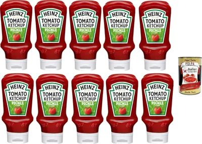 Produktbild von Heinz Pickle, Gewürzgurken-Sauce, 10x 250g + Italian Gourmet polpa 400g