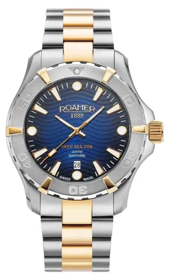 Obrázek produktu pro Pánské hodinky ROAMER 860833 47 45 70 v modré barvě, sportovní pro potápění.
