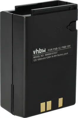 Produktbild von vhbw Akku Ersatz für Yaesu Vertex FNB-17H für Funkgerät, Walkie Talkie (1000 mAh, 12 V, NiMH)