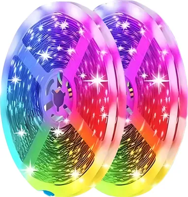 Produktbild von LED Strip 5M Streifen set mit Fernbedienung Lichtband Smart RGB Lichtleiste Farbwechsel Lichterkette SMD Dimmbar Wasserdicht Party Beleuchtung Retoo