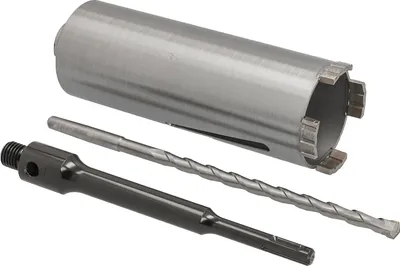 Produktbild von Diamantbohrkrone Ø 68 mm Nutzlänge 180 mm mit SDS+-Aufnahme 200 mm und Zentrierbohrer 240 mm Segmenthöhe 10 mm Diamant Bohrkrone Trockenbohrkrone Kernbohrer Betonbohrkrone Kernbohrkrone BTEC