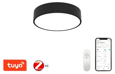 Imagen del producto de IMMAX NEO RONDATE SLIM: Lámpara de techo inteligente, 40 x 7 cm, 28 W, color , tecnología Zigbee 3.0, compatible con TUYA
